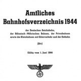 Bli popis CD Bahnhofverzeichniss 1944